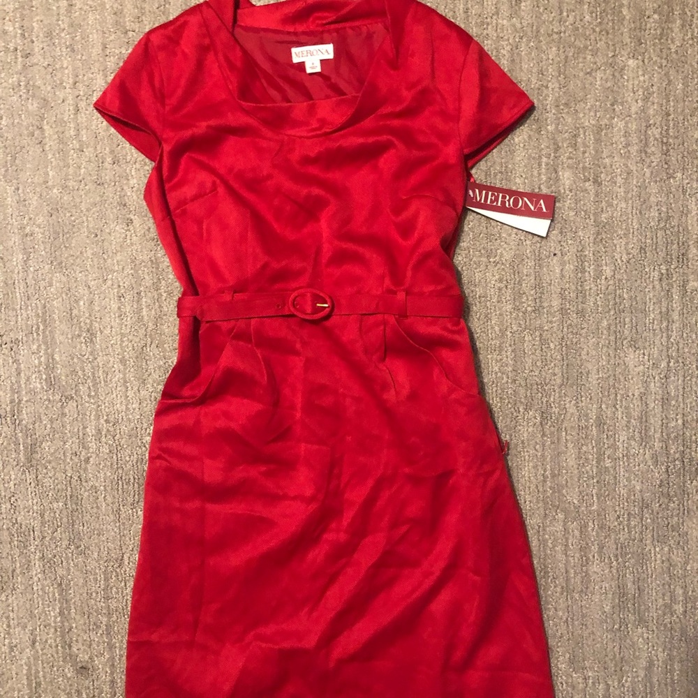 Classy red dress